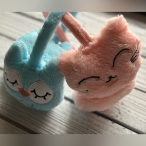Set of flurry girls earmuffs 😺🦉